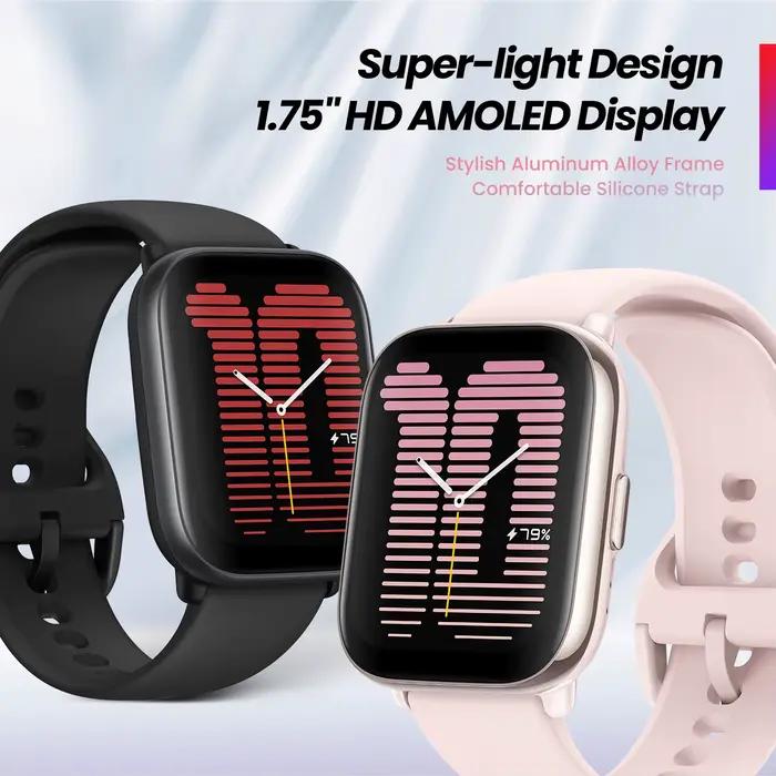 Nouveau Amazfit Active 42mm montre intelligente 5 systèmes de positionnement par Satellite 14 jours d'autonomie Smartwatch pour téléphone Android IOS