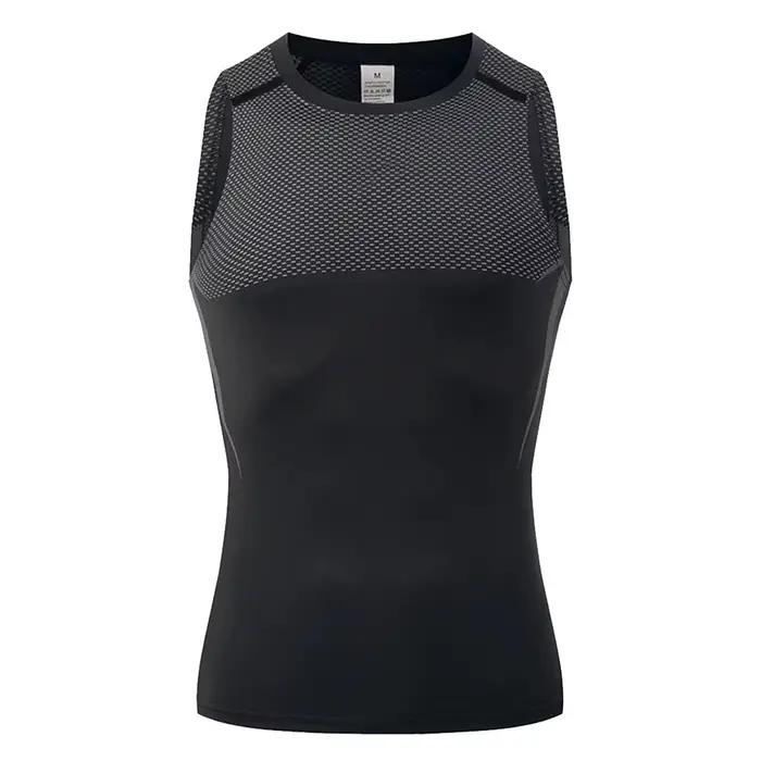 Débardeur Homme Fitness Séchage Rapide Respirant Entraînement Extérieur Course Exercice Léger Élastique Sans Manches