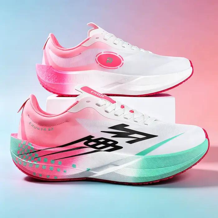 Chaussures de course à semelle en carbone pour hommes