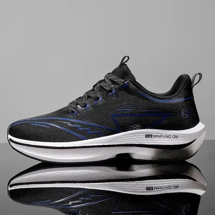 Chaussures de course d'été pour hommes avec plaque en carbone