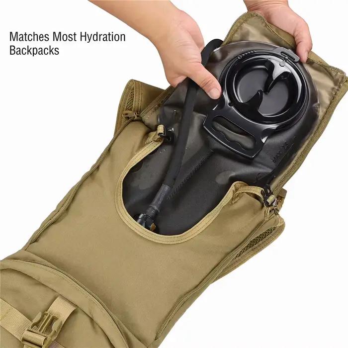 Sac à eau avec poignées en TPU, tube à boire amovible, sac de réservoir de course d'alpinisme, grande capacité, extérieur, 2L, 2,5 L, 3L