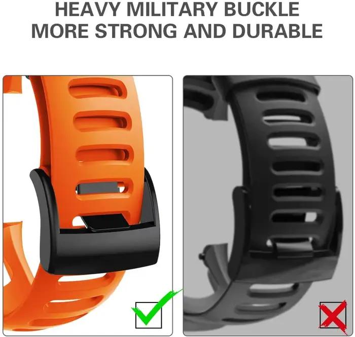 Bracelet de montre en TPU Compatible pour les bracelets Suunto Core Bracelet de remplacement en TPU de qualité pour accessoires de montres intelligentes Suunto Core
