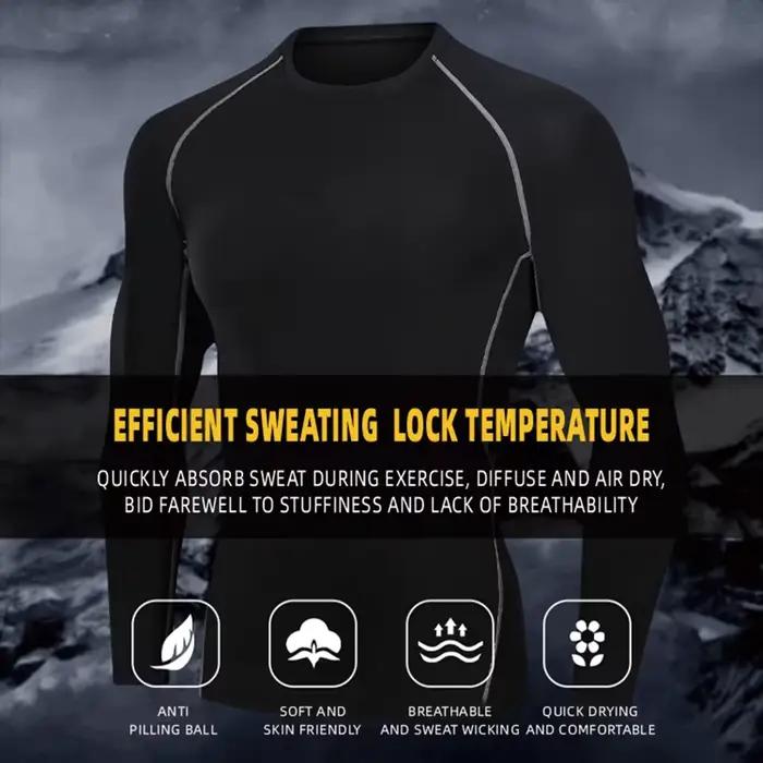 T-shirt thermique pour hommes