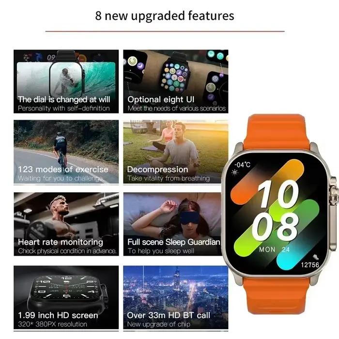 Nouvelle Montre Connectée 2026 Watch 10 Ultra 49mm avec NFC
