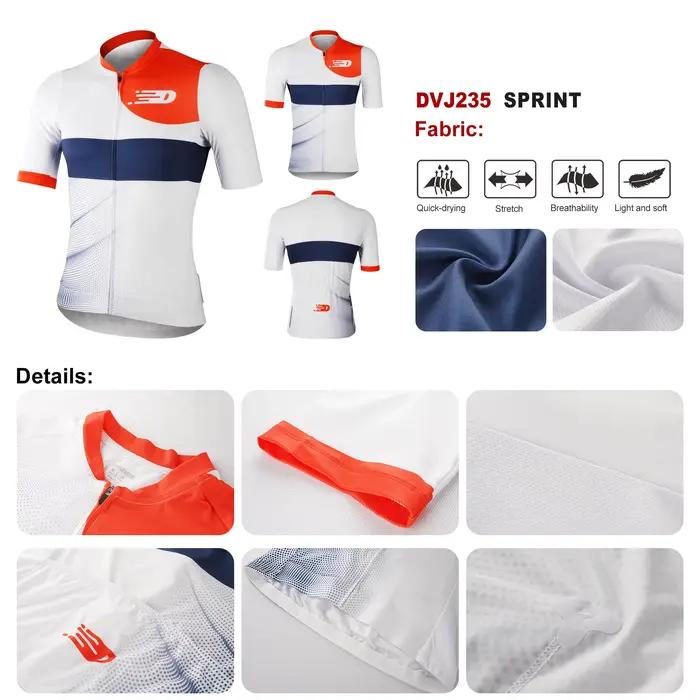 DAREVIE Maillot de cyclisme écologique pour homme
