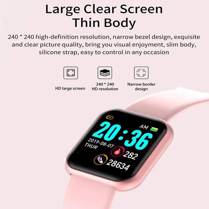 Montre intelligente de sport pour hommes et femmes