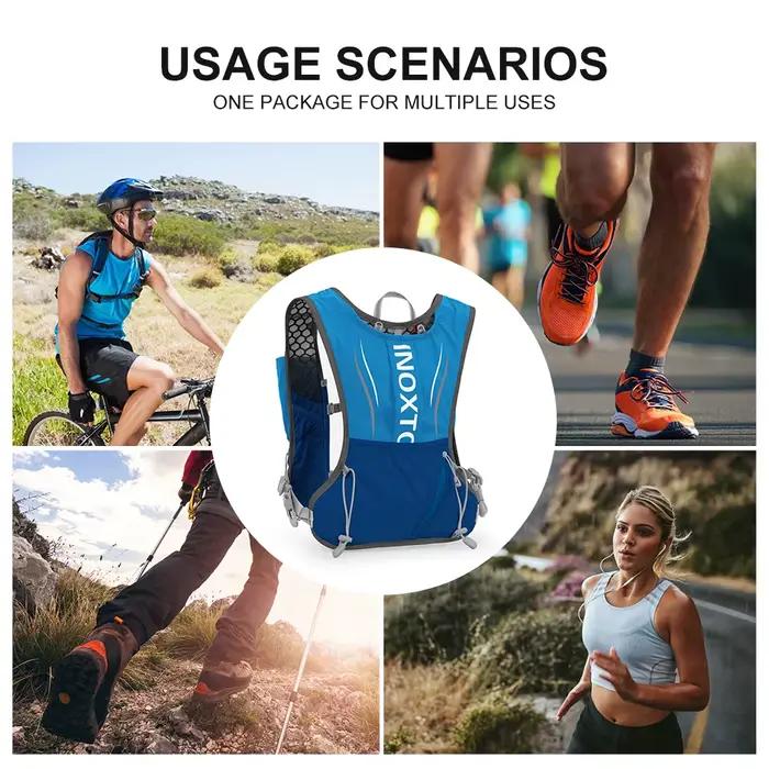 Inoxto – sac à dos de sport de plein air pour hommes et femmes, gilet hydratant pour Marathon, adapté au partage, cyclisme, randonnée, sport, voyage