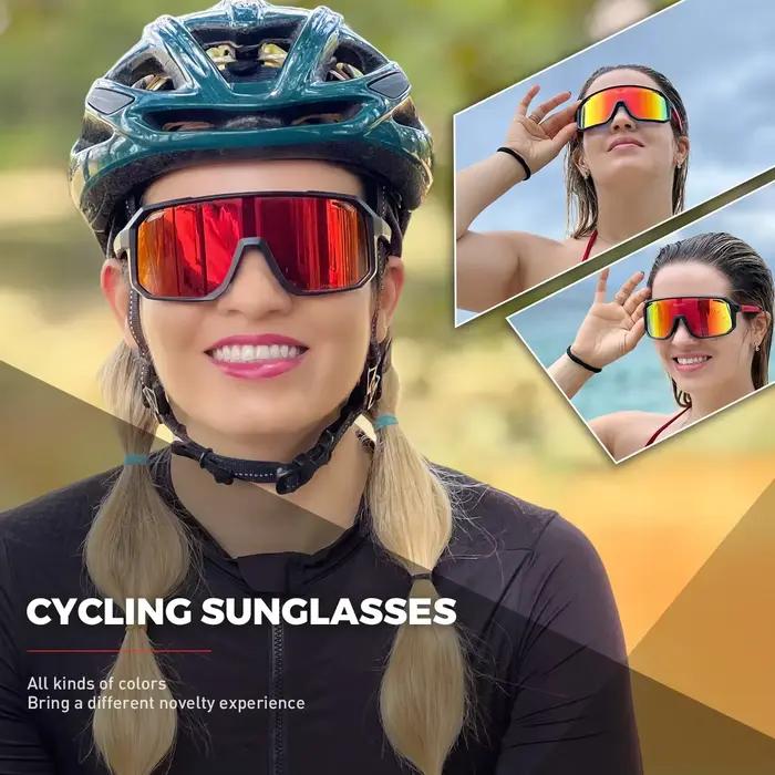SCVCN nouvelles lunettes de soleil de cyclisme hommes route conduite vélo lunettes Sports de plein air course femmes vélo cyclisme lunettes UV400 lunettes