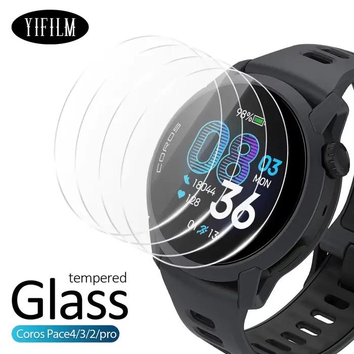 Verre transparent HD 2.5D pour montre intelligente Coros Pace 2 4 3 PRO