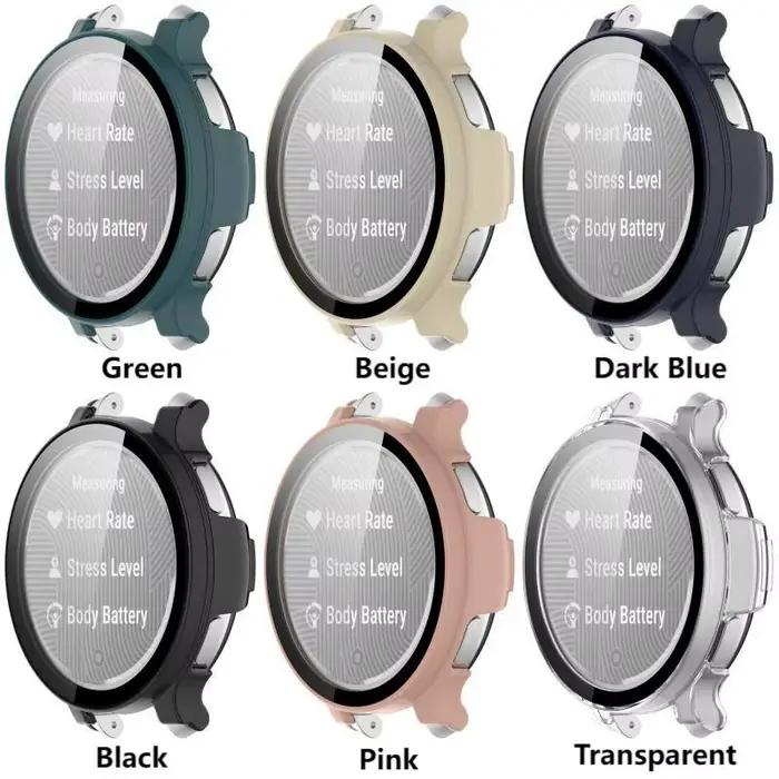 Boîtier en verre trempé pour montre intelligente Garmin Lily 2, protecteur d'écran, couverture complète, pare-chocs, accessoires de coque Lily2