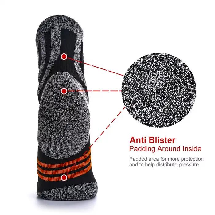 Hommes Anti Blister automne hiver Terry chaussettes Sports de plein air course cyclisme Marathon Camping Trekking Rugby