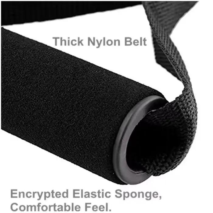 Poignée de gymnastique poignées en mousse Extra larges pour Fitness Crossfit levage traction entraînement robuste anneau en D tirer corde câble Tube accessoires