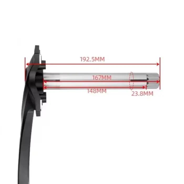 PROWHEEL manivelle de vélo de neige 170mm