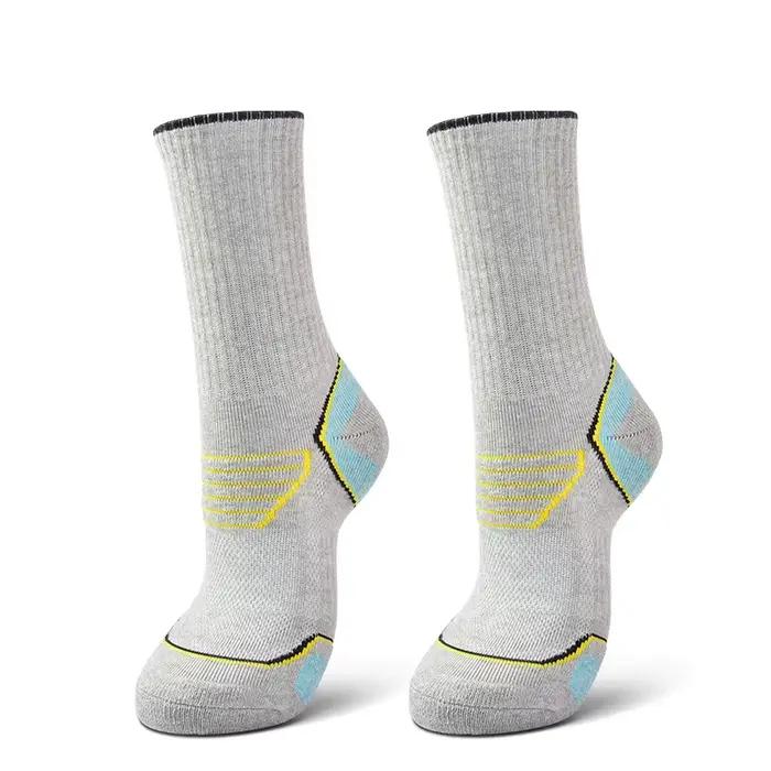 Chaussettes de sport respirantes à Compression pour femmes, pour course à pied, cyclisme, hauteur du genou, basket-ball, vélo, Hockey