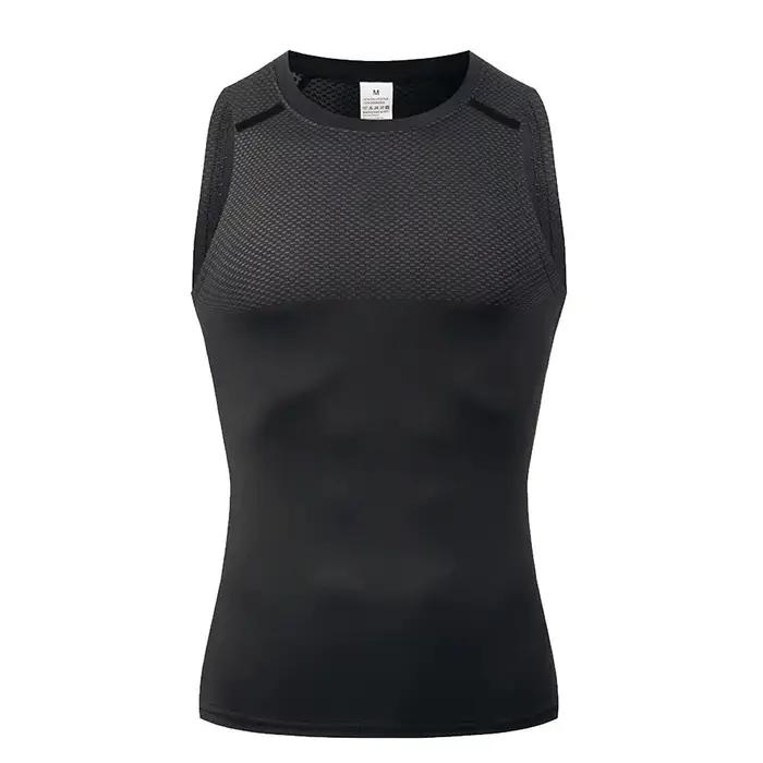 Débardeur Homme Fitness Séchage Rapide Respirant Entraînement Extérieur Course Exercice Léger Élastique Sans Manches