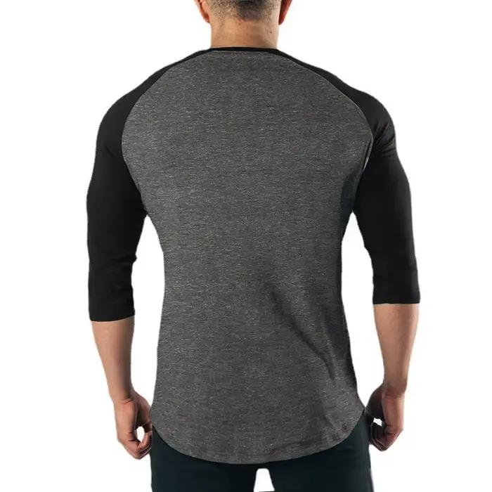 Chemise de sport à manches trois quarts pour hommes