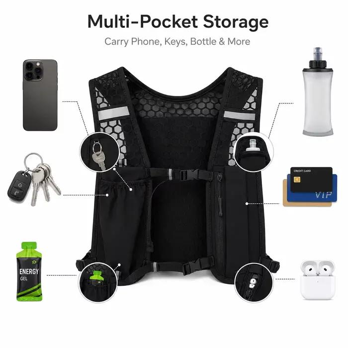 Gilet de course léger pour hommes et femmes
