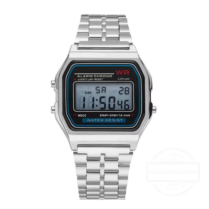 Montres numériques LED de luxe pour hommes