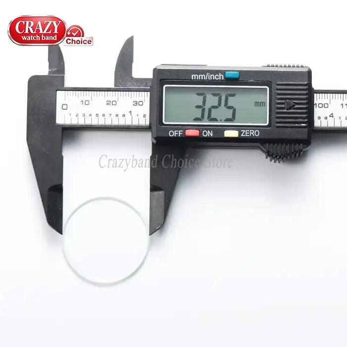 Verre de montre plat de remplacement