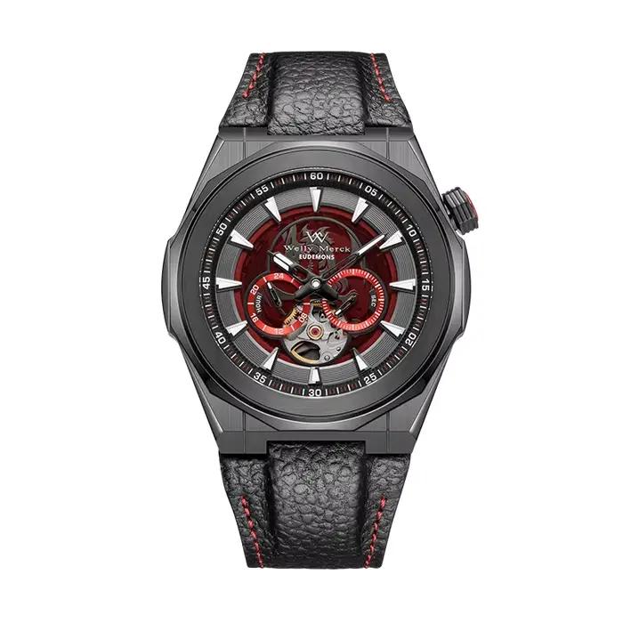 Montre WM Welly Merck automatique mécanique pour homme, cristal saphir, sport, décontractée, édition limitée Anime 02M-MOYU