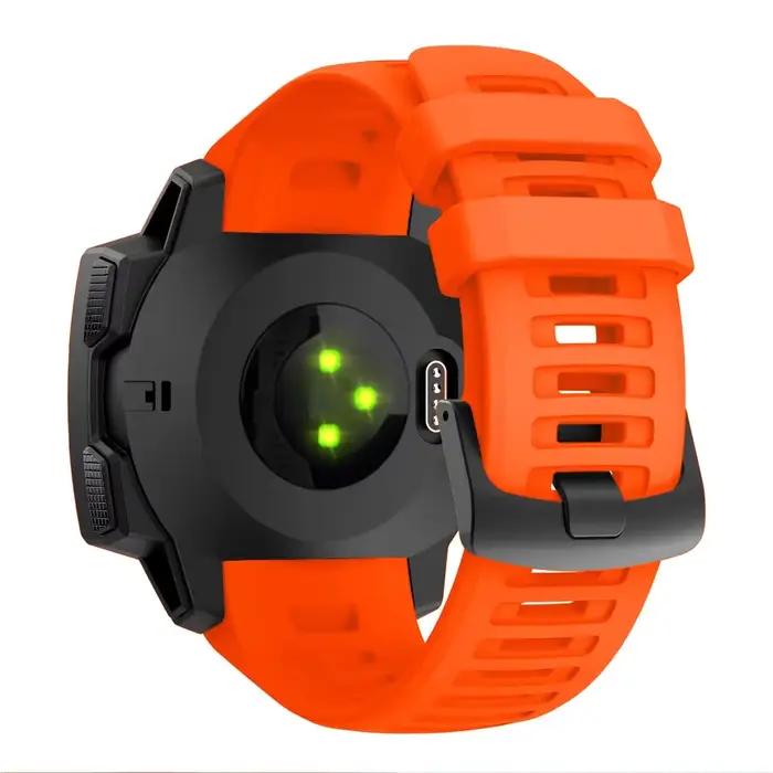 Bracelet pour Garmin Instinct bracelet de montre de Sport en Silicone de haute qualité bracelet réglable montre intelligente remplacement Correa accessoires