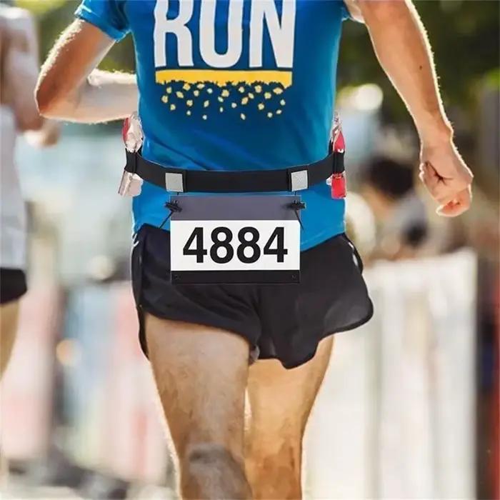 Ceinture de numéro de course en Polyester Durable