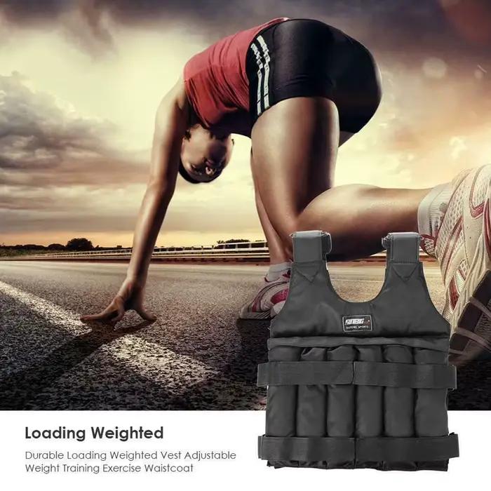 Gilet lesté avec charge réglable de 20 à 50 kg