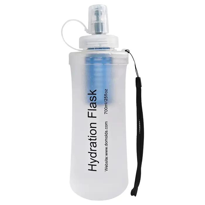 Bouteille d'eau pliable en TPU souple