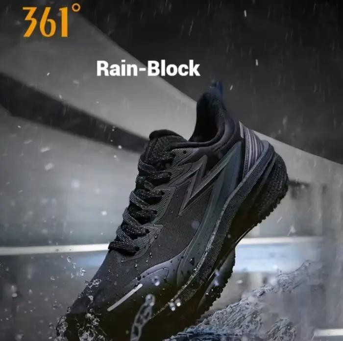 361 degrés Rain-block 8.0 chaussures de course pour hommes hiver doublé polaire imperméable anti-dérapant chaud confortable baskets mâle 672542224