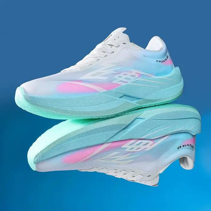 Chaussures de course à semelle en carbone pour hommes