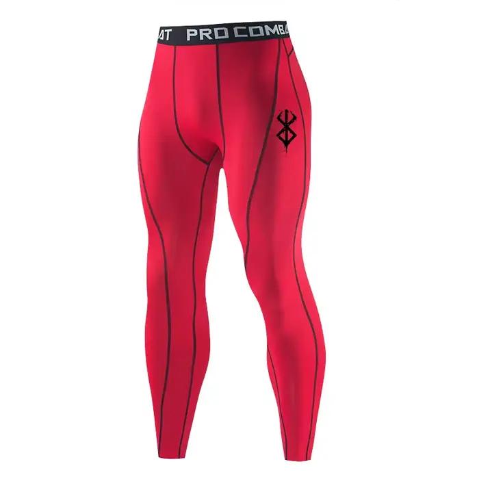 Leggings de course pour hommes en polyester ajustables et séchage rapide pour fitness, jogging et cyclisme
