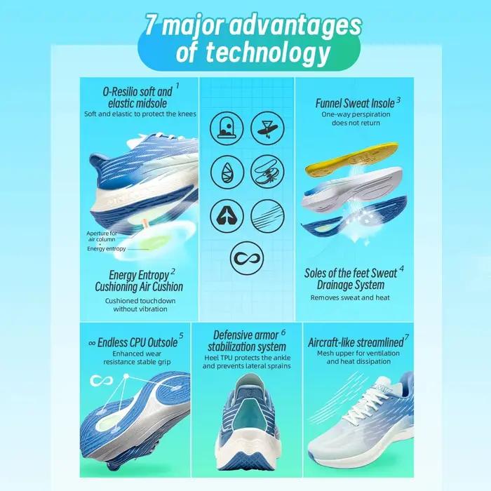 Onemix-Chaussures de course légères et respirantes pour homme et femme
