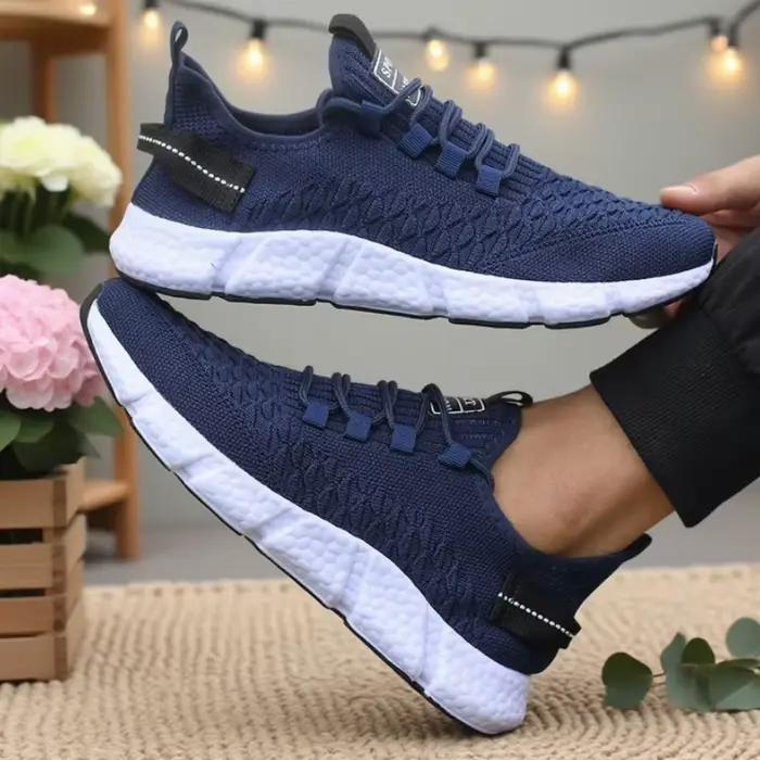 Women Running Shoes 2025 New Fashion Lightweight Sneakers for Women Soft Sole Breathable Cushioning Tennis Sports Shoes Female