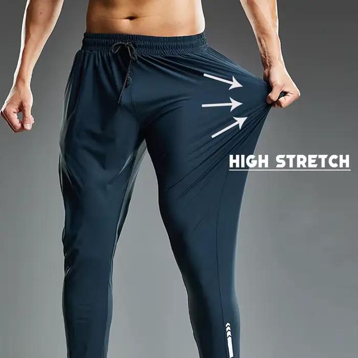Été élastique hommes course Sport pantalon Jogging pantalons de survêtement décontracté en plein air formation gymnase