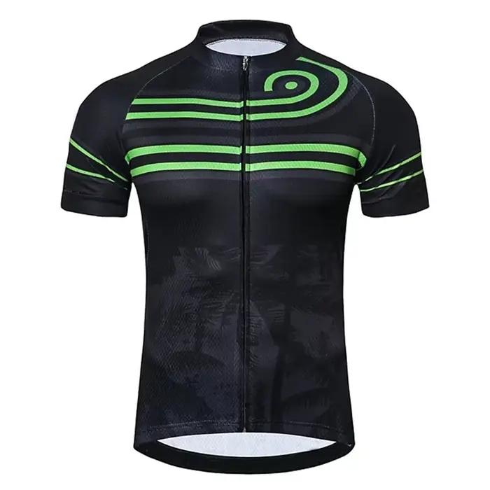 Vêtement de Cyclisme Homme Polyester Manches Courtes Séchage Rapide pour Course et Loisirs