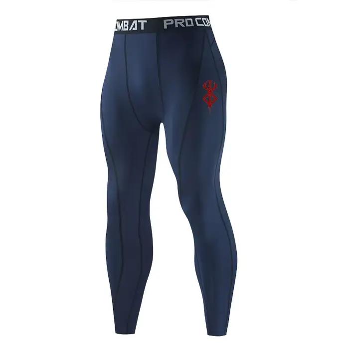 Leggings de course pour hommes en polyester ajustables et séchage rapide pour fitness, jogging et cyclisme