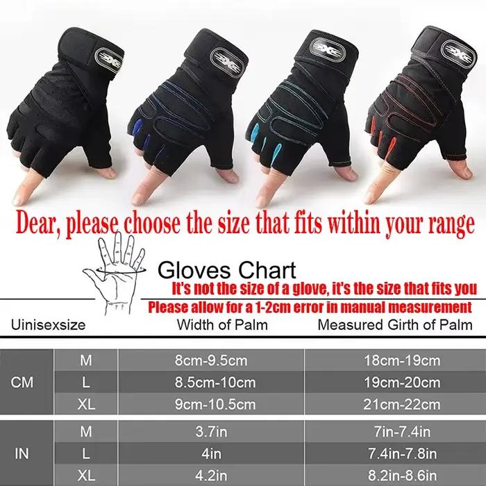 Gants de gymnastique pour hommes et femmes
