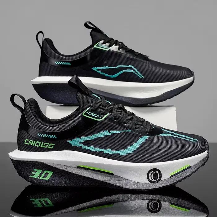 Chaussures de course à pied avec plaque en carbone pour marathon