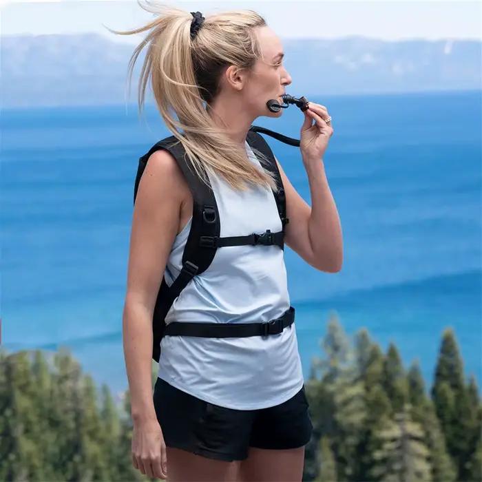 Sac à eau avec poignées en TPU, tube à boire amovible, sac de réservoir de course d'alpinisme, grande capacité, extérieur, 2L, 2,5 L, 3L