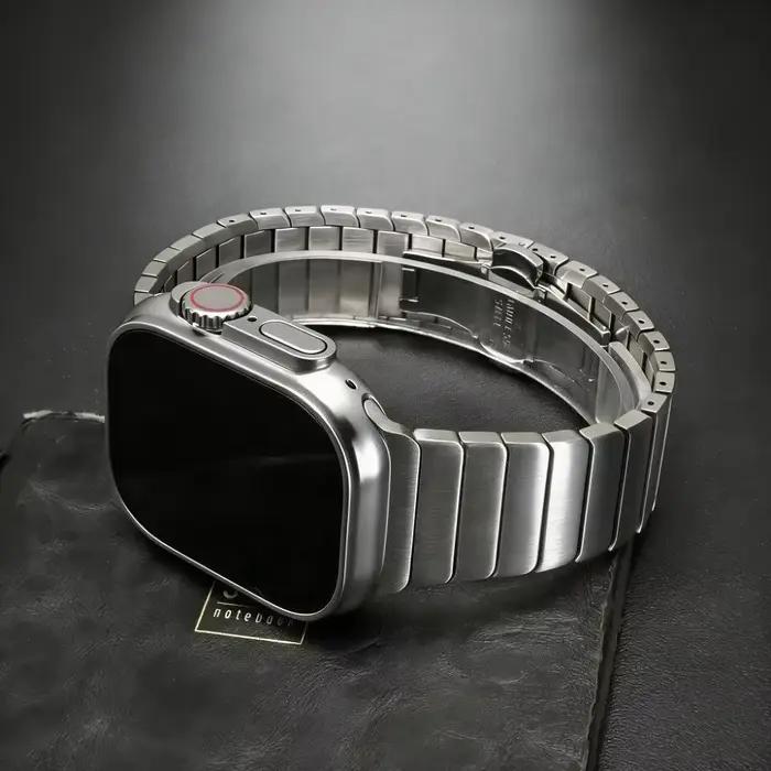 Bracelet en titane pour Apple Watch Ultra 3 2 49mm 11 10 46mm 9 8 7 5 SE