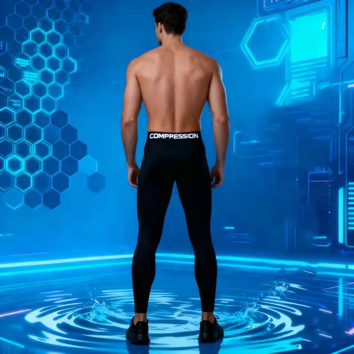 Pantalons de Compression de sport pour hommes