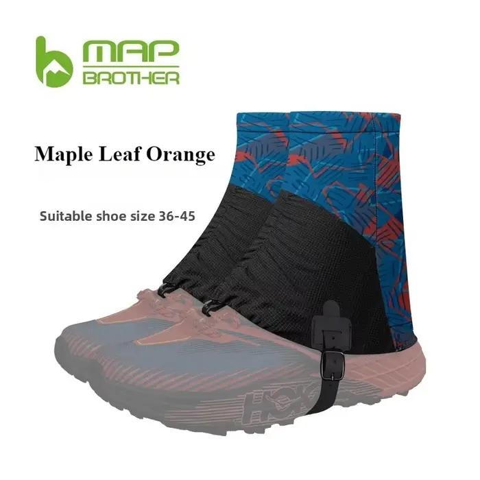 MAP BROTHER F1001 guêtres de course hautes en plein air couvre-chaussures de protection anti-sable pour Triathlon Marathon randonnée réfléchissant