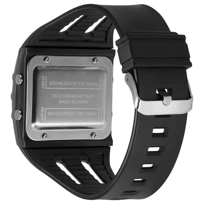 Montre de sport SYNOKE avec grand cadran numérique, lumière arrière, résistance à l'eau, pour hommes, entraînement, activités nautiques, occasions spéciales