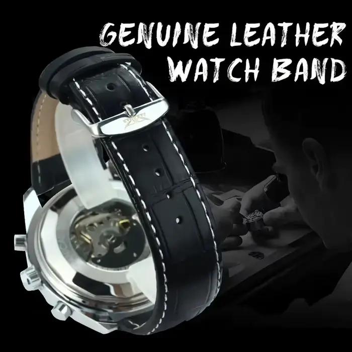 Montre de pilote de luxe pour homme - Mouvement mécanique automatique