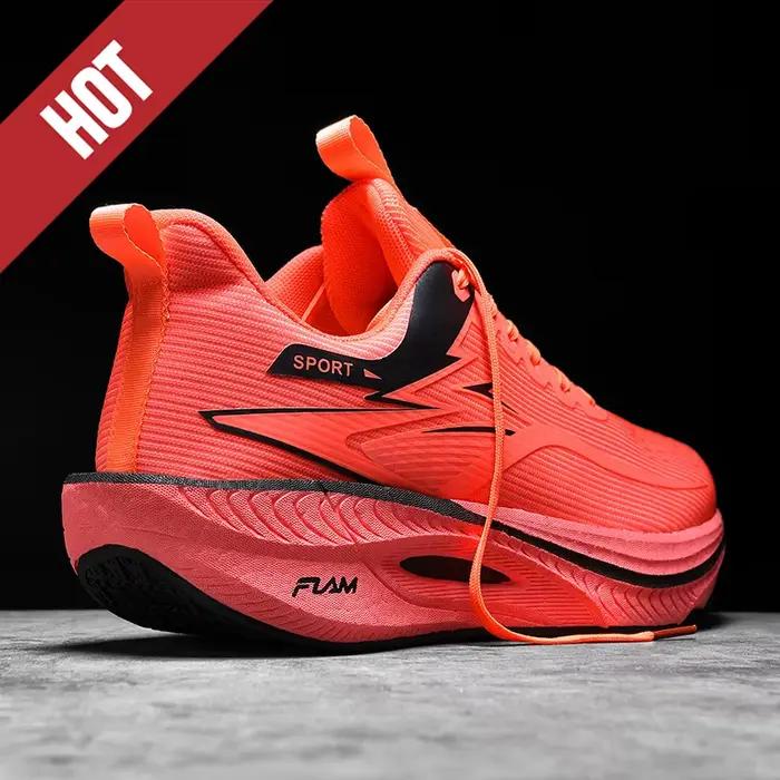 Hommes chaussures de course de sport Marathon coussin d'air respirant léger confortable femmes en plein Air athlétique baskets Jogging Tenis