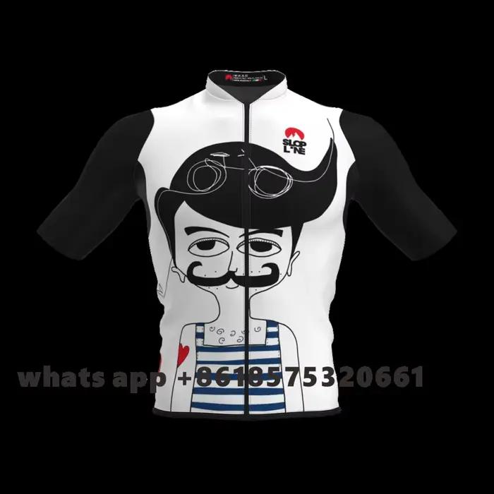 Maillot de cyclisme à manches courtes pour hommes