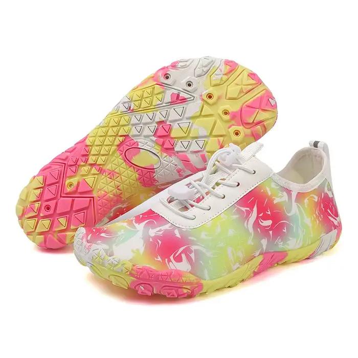Chaussures aquatiques pieds nus pour femmes, à bout large et séchage rapide, antidérapantes pour la randonnée, la natation, la plage et les activités sportives