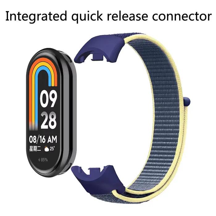 Bracelet à boucle en Nylon pour xiaomi Mi Band 10 9 8