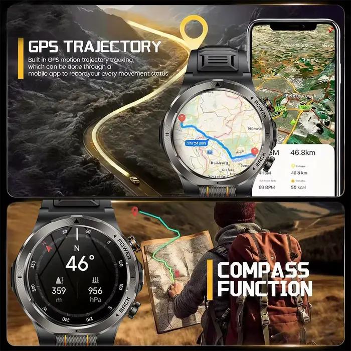 Montre connectée de sport en plein air avec GPS