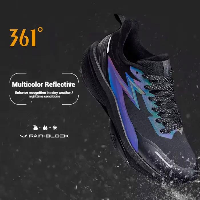 361 degrés Rain-block 8.0 chaussures de course pour hommes hiver doublé polaire imperméable anti-dérapant chaud confortable baskets mâle 672542224